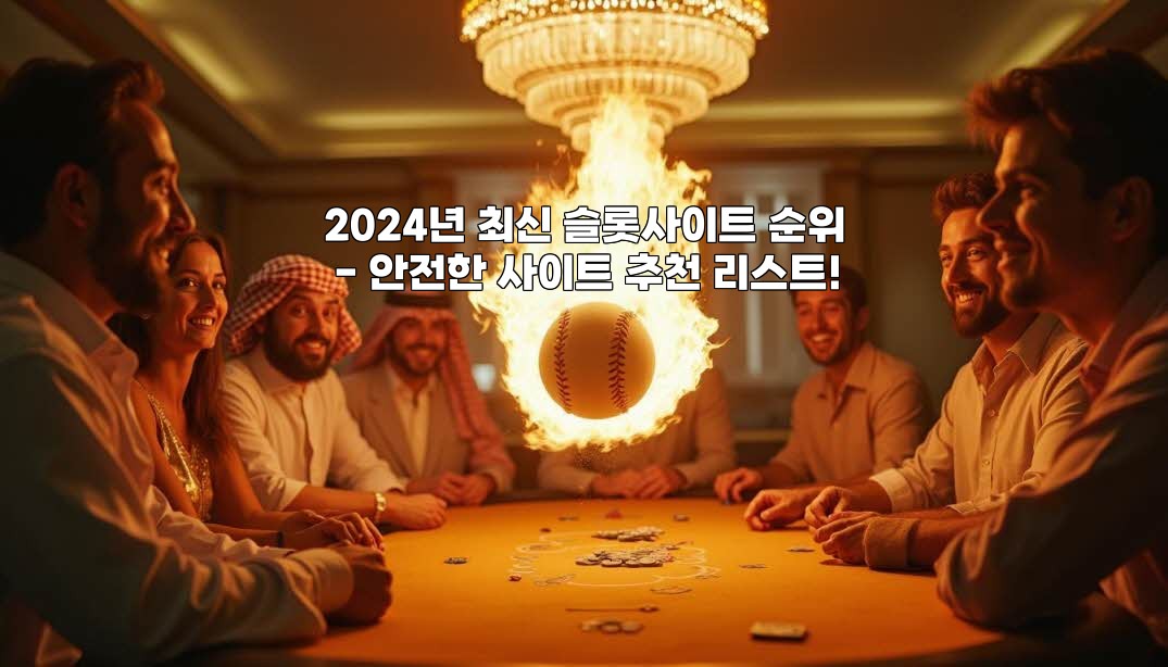 2024년 최신 슬롯사이트 순위 – 안전한 사이트 추천 리스트!